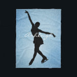 Ice Skaten Abbildung Skaten Design Fleece Blanken<br><div class="desc">Ice Skaten Figure Skaten Design Fleece Blanket mit individualisierbarer Personalisierung.</div>