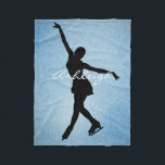 Ice Skaten Abbildung Skaten Design Fleece Blanken<br><div class="desc">Ice Skaten Figure Skaten Design Fleece Blanket mit individualisierbarer Personalisierung.</div>