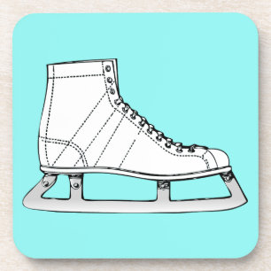 Ice-Skaten-Abbildung-Skaten Getränkeuntersetzer