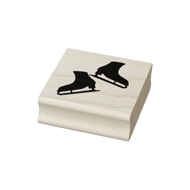 Ice-Skaten-Briefmarke-Skate Gummistempel (Stempel)