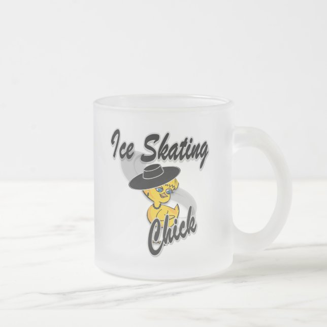 Ice Skaten Chick #4 Mattglastasse (Rechts)