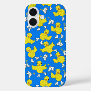 Ice Skaten Chick Skate Muster Fleece Blankon iPhone 16 Hülle