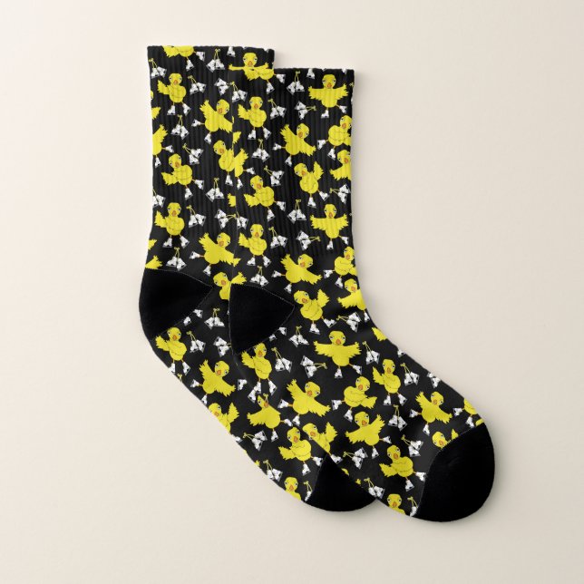 Ice Skaten Chick Skate Pattern Socken (Paar)