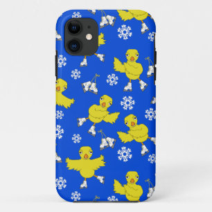 Ice Skaten Chick Snowflake Muster Case-Mate iPhone Hülle