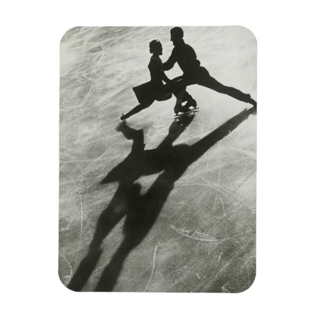 Ice Skaten Couple Magnet (Vertikal)