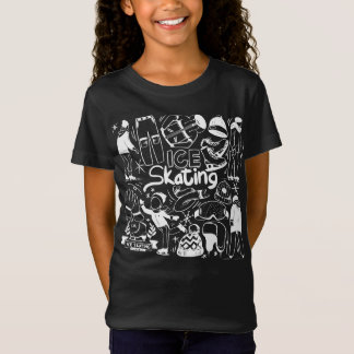 Ice Skaten doodle T - Shirt