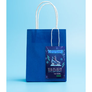 Ice-Skaten-Gastgeschenk *NUR das Geschenk-Tag* Geschenkanhänger