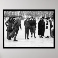Ice Skaten in Tuxedo Park, NY 1920