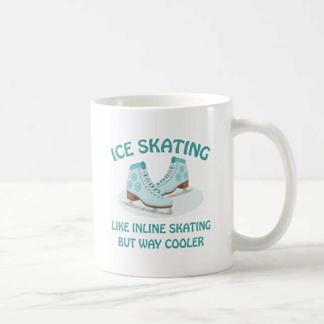 Ice Skaten Kaffeetasse (Rechts)