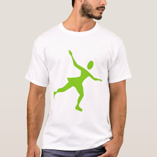 Ice Skaten - Martian Green T-Shirt (Vorderseite)