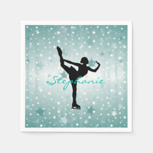 Ice Skaten Paper Party Napkins Serviette