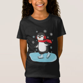 Ice Skaten Penguin T-Shirt