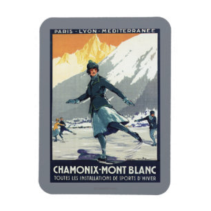 Ice Skaten - PLM-Olympisches Promo-Poster Magnet