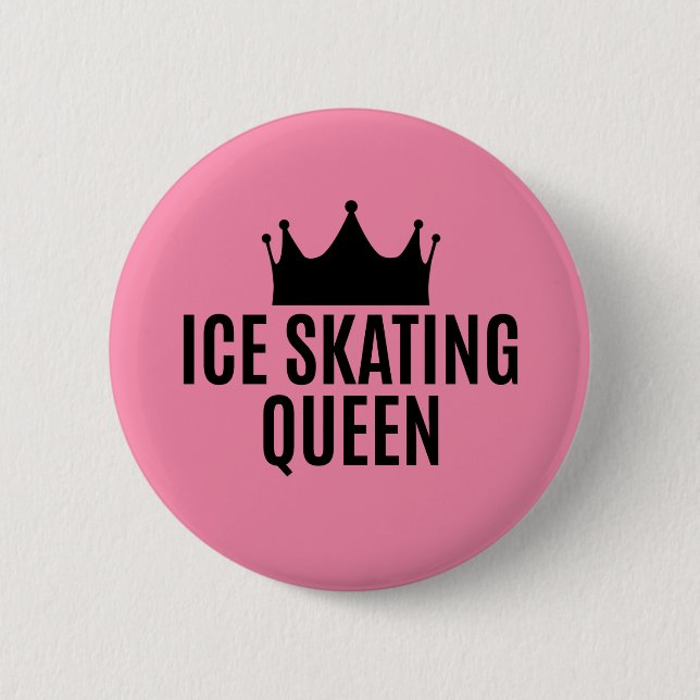 Ice Skaten Queen - Ice Skaten Button (Vorderseite)
