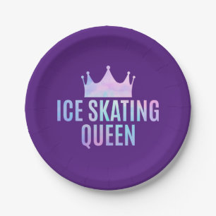 Ice Skaten Queen - Ice Skaten Lovers Pappteller