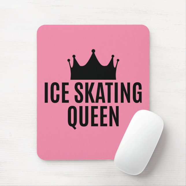 Ice Skaten Queen - Ice Skaten Mousepad (Mit Mouse)