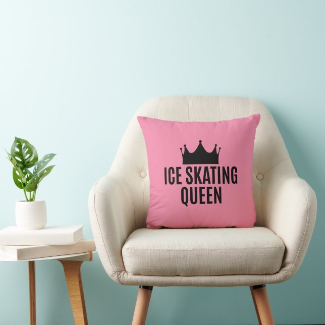Ice Skaten Queen - Ice Skaten T - Shirt Kissen (Stuhl )