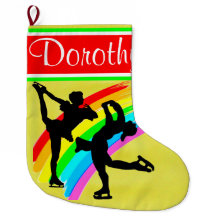 ICE SKATEN QUEEN PERSONALISIERT CHRISTMAS STRUMPF