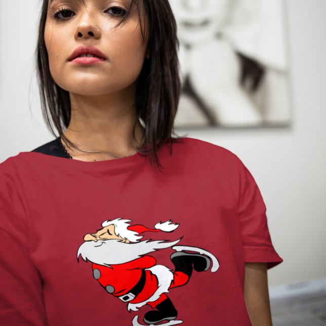 ICE SKATEN SANTA CHRISTMAS T - SHIRT (Von Creator hochgeladen)