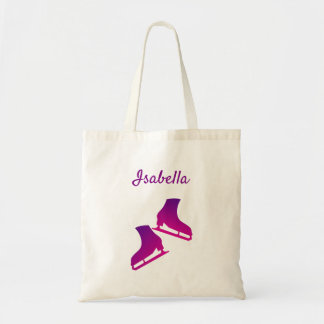 Ice Skaten Totbeutel Figur Skate lila rosa Tragetasche