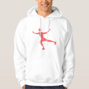 Ice Skaten - Tropisches Rosa Hoodie