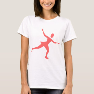 Ice Skaten - Tropisches Rosa T-Shirt