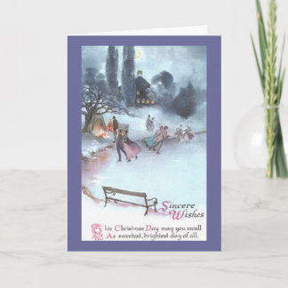 Ice Skaten von Moonlight Weihnachten