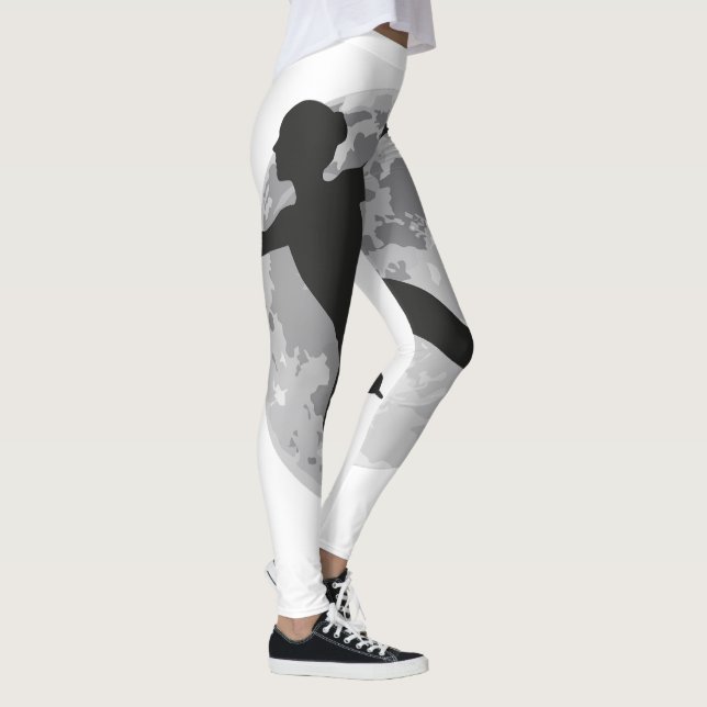 Ice Skaten Womens Art Leggings (Rechts)
