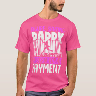 Ice Skater Abbildung Skaten Daddyscan zur Bezahlun T-Shirt