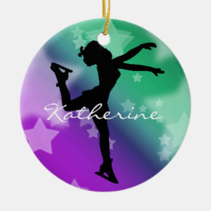 Ice Skater Abbildung Skater Ornament