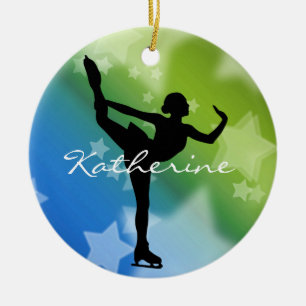 Ice Skater Abbildung Skater Ornament