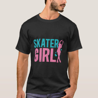 Ice Skater Abbildung Skaters Skaten (angezeigt) T-Shirt