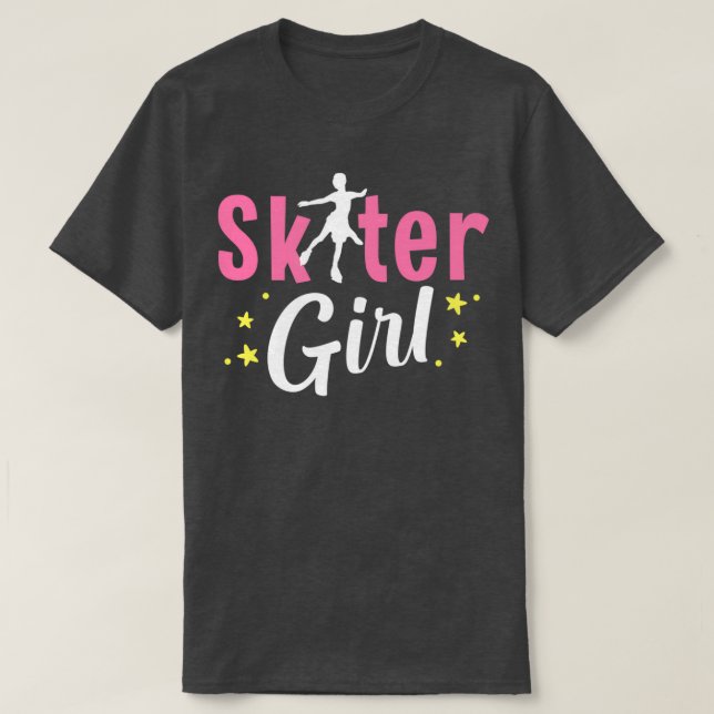 Ice Skater Girl Figure Ice Skaten Winter Sports I T-Shirt (Design vorne)