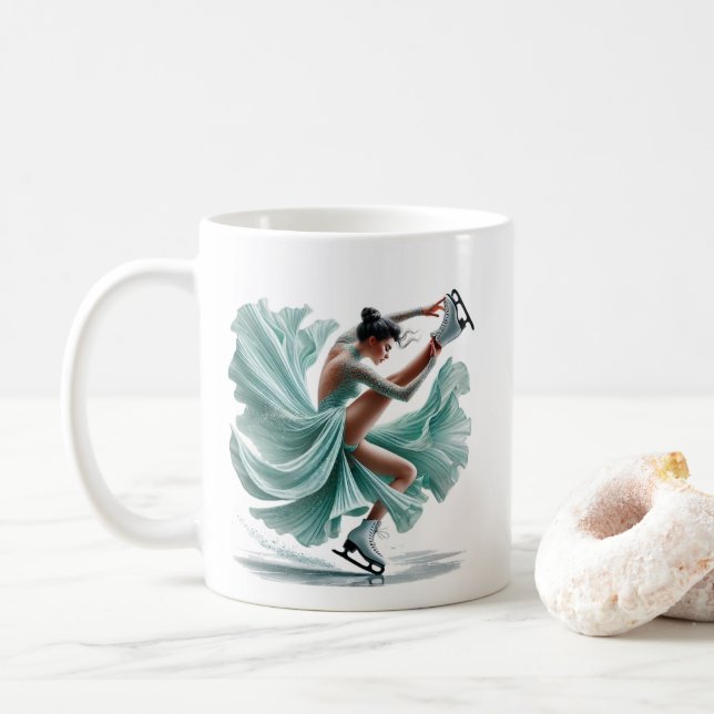 Ice Skater  Kaffeetasse (Mit Donut)