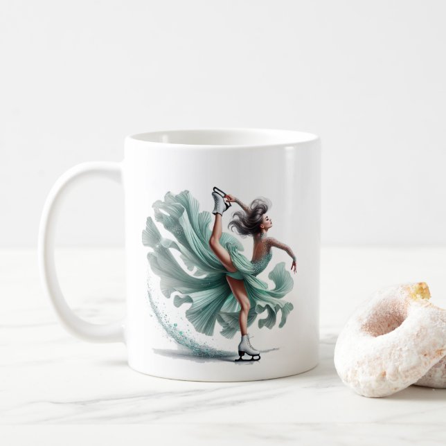 Ice Skater  Kaffeetasse (Mit Donut)