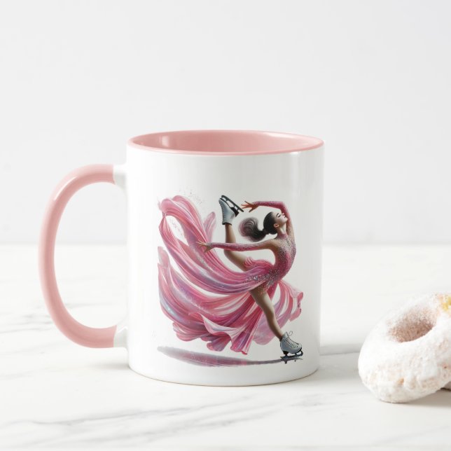 Ice Skater  Tasse (Mit Donut)
