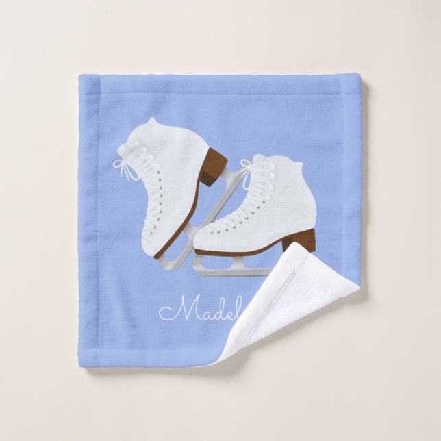 Ice Skates Towel  Waschlappen (Waschlappen)