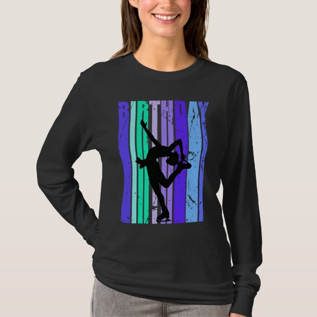 Ice Skating Girls Dancing Daughter Queen Season Te T-Shirt (Vorderseite)