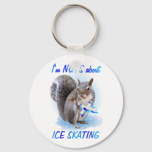Ice Skating Nut Schlüsselanhänger