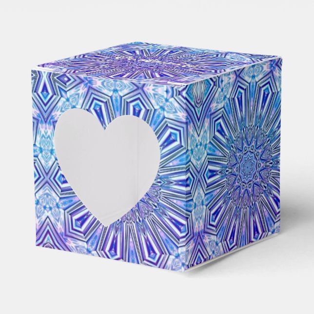 Ice Star Kaleidoskop Muster Herz-Gabe Box Geschenkschachtel (Vorderseite)
