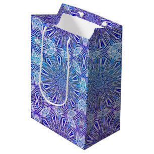 Ice Star Kaleidoskop Mustertasche Mittlere Geschenktüte