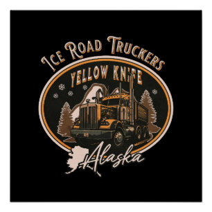 ICE-STRASSENKRAFT - ALASKA POSTER