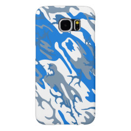 Ice Water Blue Camouflage Telefoncase iPhone 16 Hülle