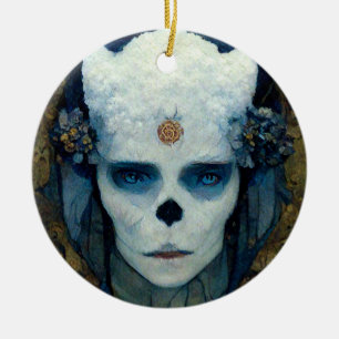 Ice Witch Fantasy Sci-Fi Art Keramik Ornament