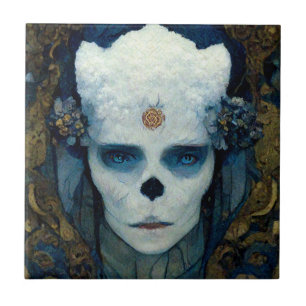 Ice Witch Fantasy Sci-Fi Kunst Fliese