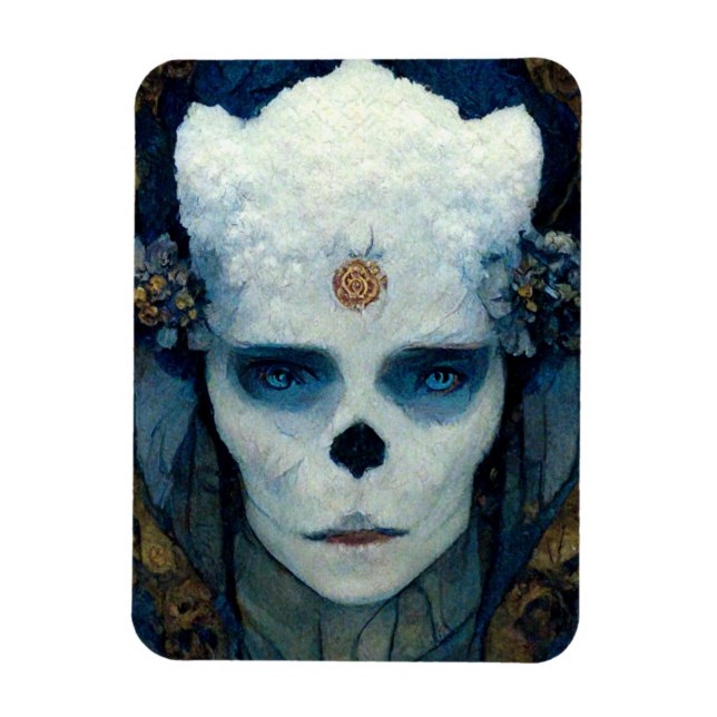 Ice Witch Fantasy Sci-Fi Kunst Magnet (Vertikal)