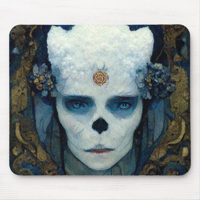 Ice Witch Fantasy Sci-Fi Kunst Mousepad (Vorne)