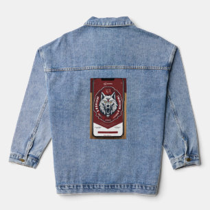 Ice Wolves — Hockey Club Website Gestaltungsentwur Jeansjacke