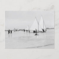 Ice Yachting am See St. Clair