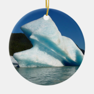 Iceberg am Mendenhall See in Alaska Keramikornament